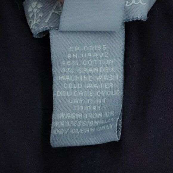 April Cornell Womens Blue Sz L Pull On Stretch Plaid Patchwork Comfy Pj Pants‎ - Picture 10 of 11